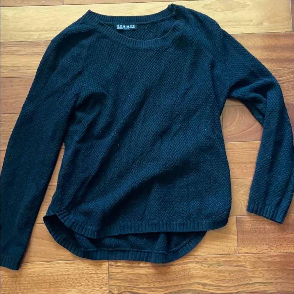 Long Sleeve Knit in Black